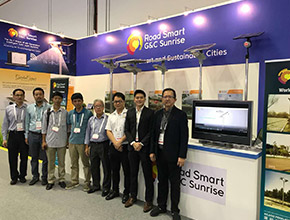 Road Smart Solar Street Lights Debut at Singapore CESS 2018